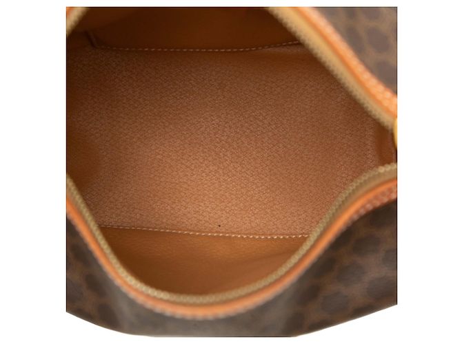 Céline Celine Brown Macadam Coated Canvas Handtasche - Ansicht 4