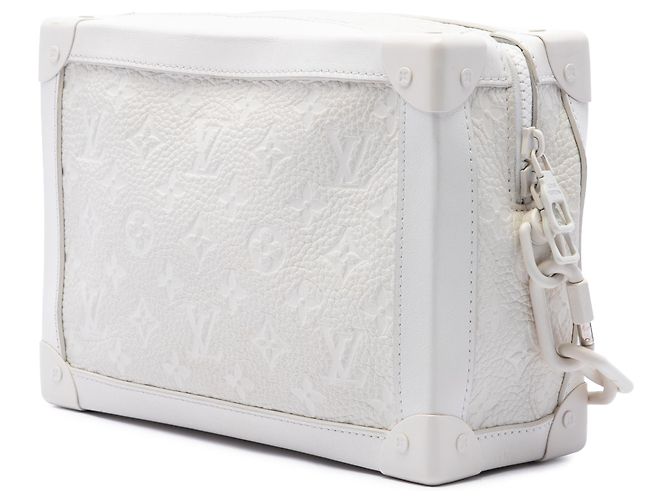 Louis Vuitton White Monogram Taurillon Solar Ray Soft Trunk - vista 2