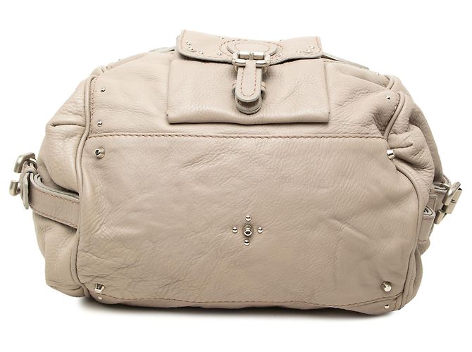 Bolso de mano Chloé Paddington en piel gris - vista 3