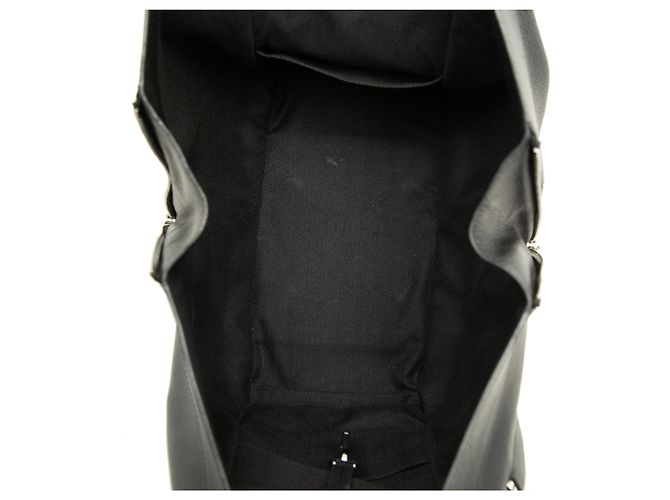 Bolsa Satchel Hammock pequena em couro preto LOEWE - vista 4