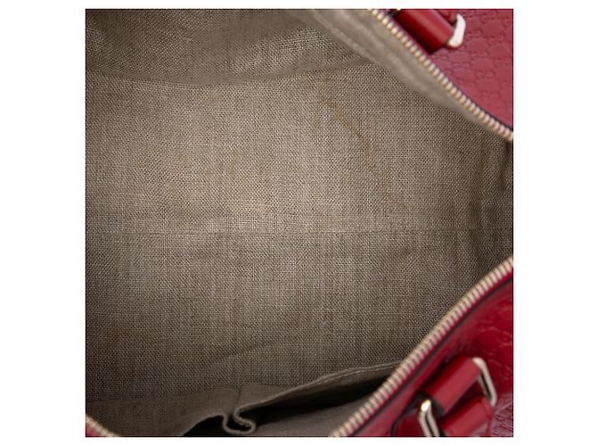 Bolso Boston Gucci Red Medium Microguccissima - vista 4