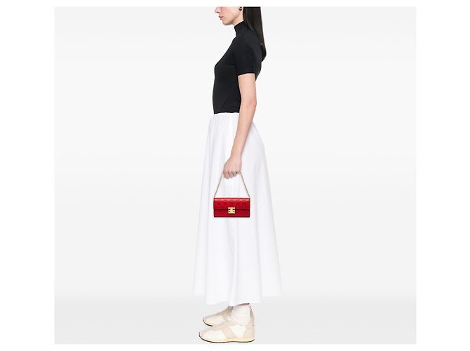 Padlock Portafoglio con catena Gucci Red Guccissima con lucchetto - vista 6