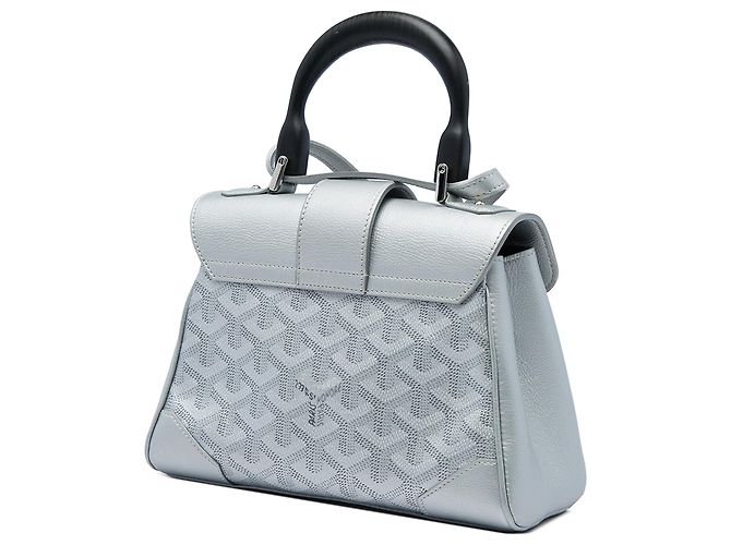 Goyard Silver Mini Goyardine Precious Metals Saigon Souple - vista 2
