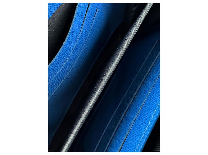 Louis Vuitton Blue Damier Graphite Giant Alpha Wearable Wallet - vista 4