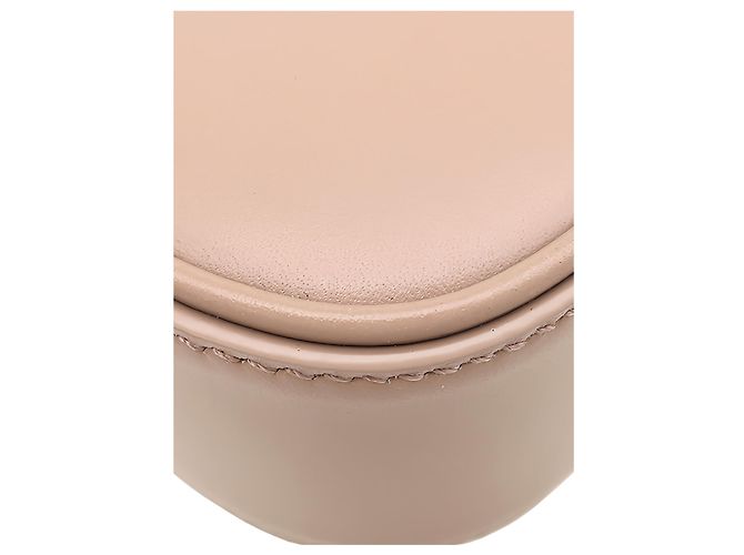 Autre Marque Saint Laurent Beige Mini Smooth Calfskin Le 5 a 7 - vista 8