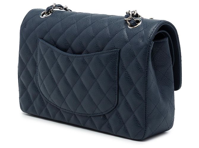 Chanel Blue Medium Classic Caviar Double Flap - vista 2