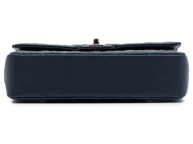 Chanel Blue Medium Classic Caviar Double Flap - vista 3