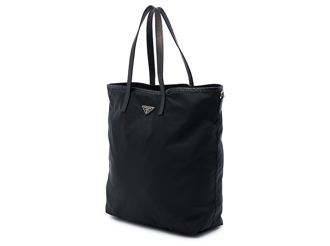Tote convertible Robot em Tessuto com acabamento em Saffiano preto Prada - vista 2