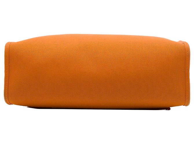 Hermès Orange Toile Herbag Zip 31 - vista 3