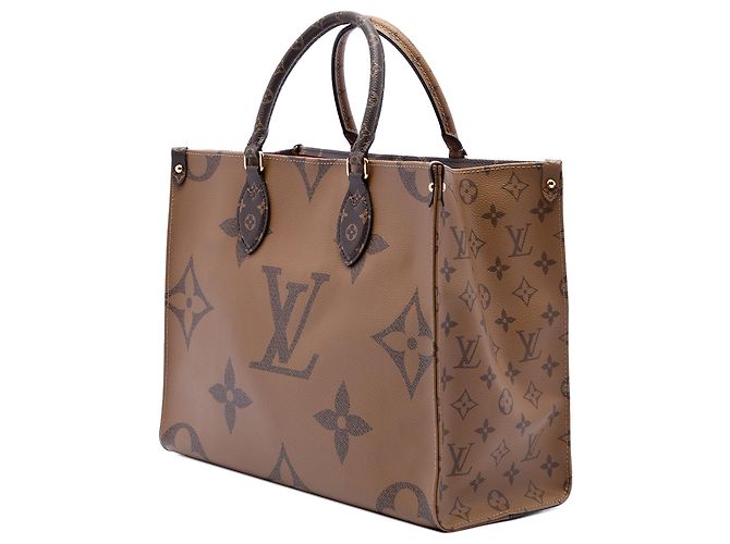 Louis Vuitton Brown Monogram Reverse Giant OnTheGo MM - vista 2