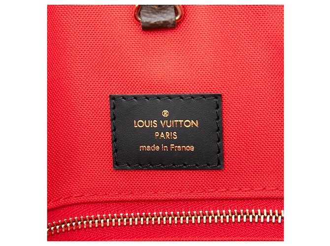 Louis Vuitton Brown Monogram Reverse Giant OnTheGo MM - vista 5