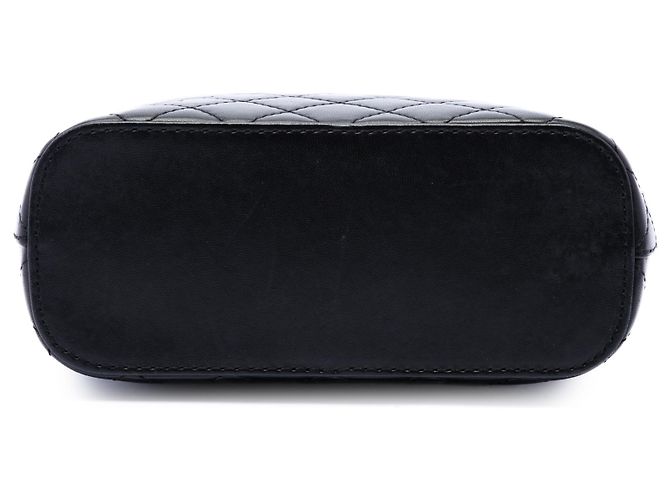 Chanel Black CC Quilted Lambskin Chain Crossbody - vista 3