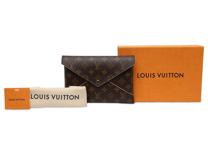 Louis Vuitton Brown Monogram Pochette Kirigami GM - vista 6