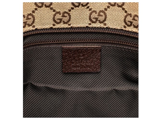 Borsa a tracolla Gucci in tela GG beige - vista 5
