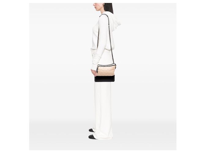 Chanel Beige Medium Bicolor Lambskin Gabrielle Crossbody - Ansicht 6
