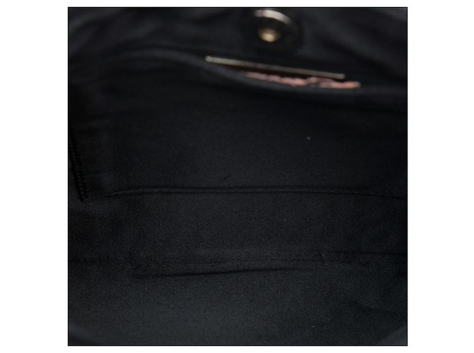 Borsa a tracolla Intrecciato in raso nero Bottega Veneta - vista 4