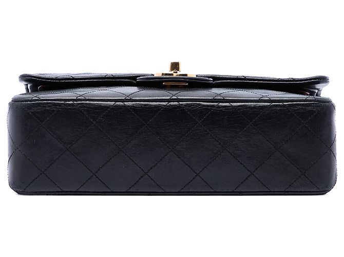 Chanel Black Small Classic Lambskin Double Flap - vue 3