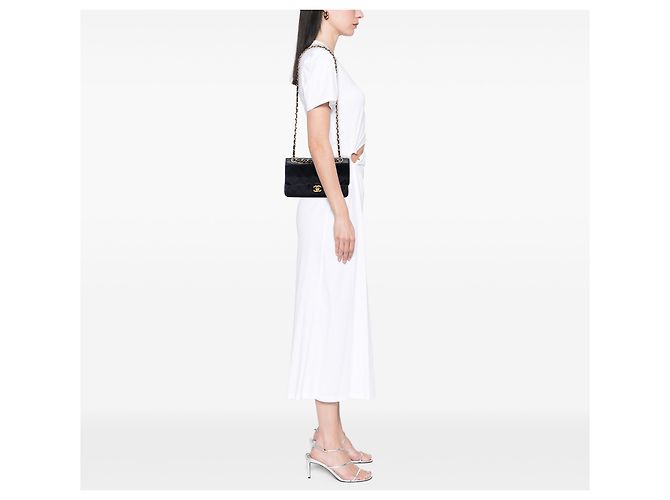 Chanel Black Small Classic Lambskin Double Flap - vue 6