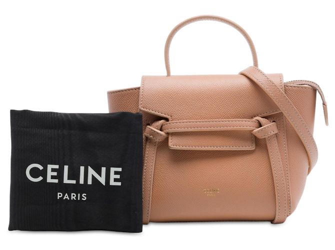 Belt Bag Céline Bolsa de cintura Celine em couro de bezerro grão Pico castanho - vista 7