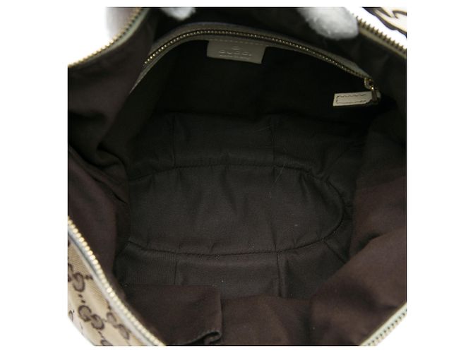 Borsa a tracolla Gucci Pelham in tela GG beige - vista 4