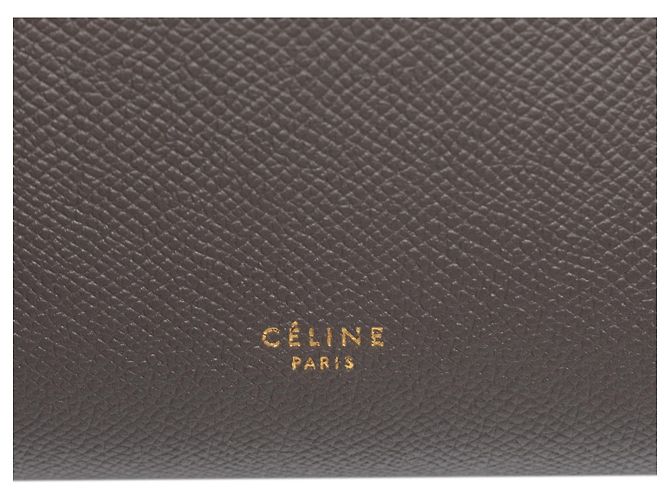 Belt Bag Céline Borsa cintura Celine in pelle di vitello micrograna grigia - vista 5