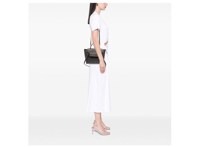 Belt Bag Céline Borsa cintura Celine in pelle di vitello micrograna grigia - vista 6