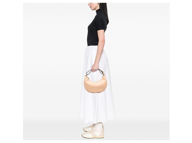 Fendi Pink Small Leather Fendigraphy Hobo - vista 6