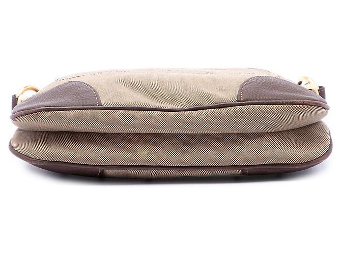Prada Beige Canvas Canapa Logo Crossbody - vue 3