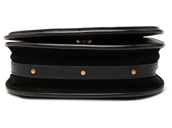 Bolsa Nile Chloé em couro acolchoado preto, tamanho pequeno - vista 3