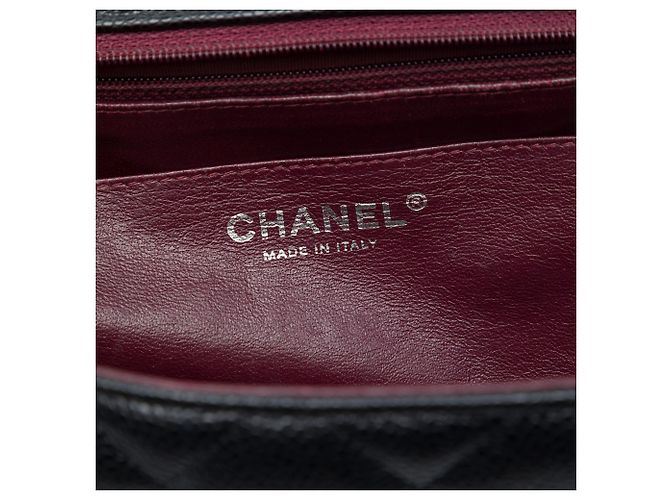 Chanel Black Jumbo Classic Caviar Single Flap - vue 5