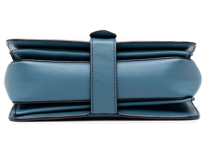 Borsa a tracolla Bottega Veneta Blue Mini Nappa Intrecciato Runway - vista 3