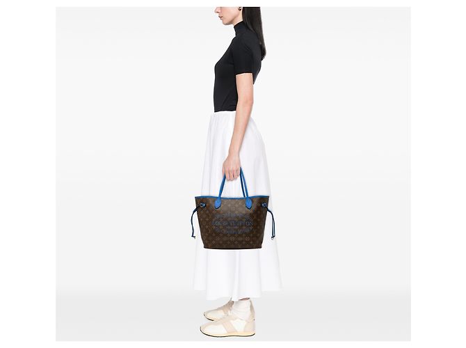Louis Vuitton Brown Monogram Ikat Neverfull MM - Ansicht 6