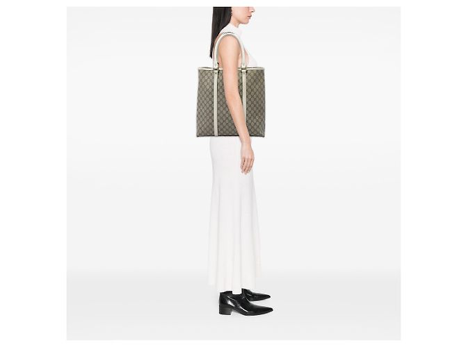 Tote Vertical Gucci Beige GG Supreme Joy - vista 5