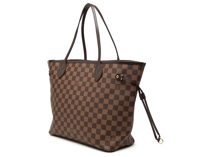 Louis Vuitton Brown Damier Ebene Neverfull MM - vista 2
