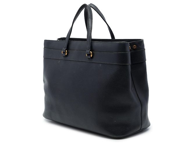 Tote Gucci Bright Bit in pelle di vitello nera - vista 2