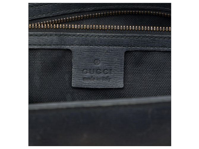 Tote Gucci Bright Bit in pelle di vitello nera - vista 5