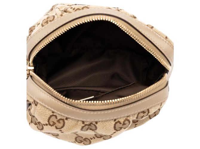 Gucci GG Canvas Bamboo Pouch in Beige - Ansicht 4