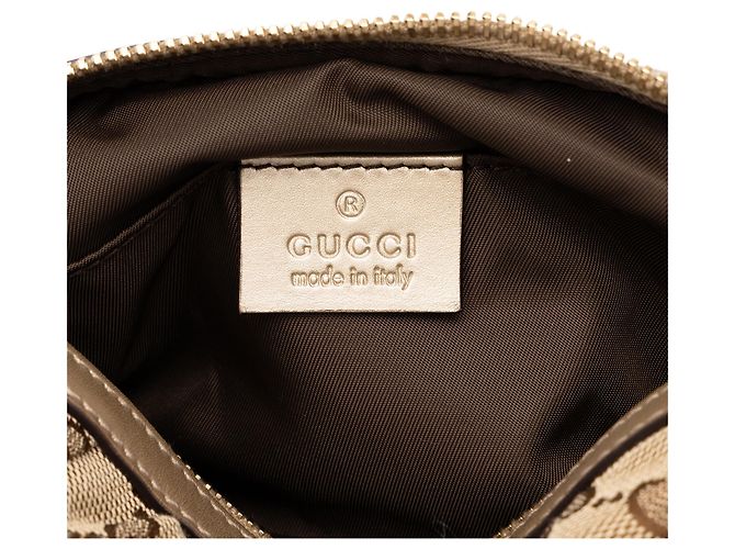 Gucci GG Canvas Bamboo Pouch in Beige - Ansicht 5