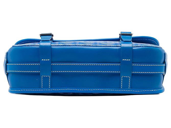 Goyard Blue Goyardine Belvedere MM - vista 3