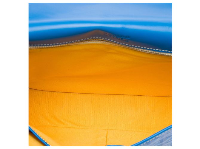 Goyard Blue Goyardine Belvedere MM - vista 4