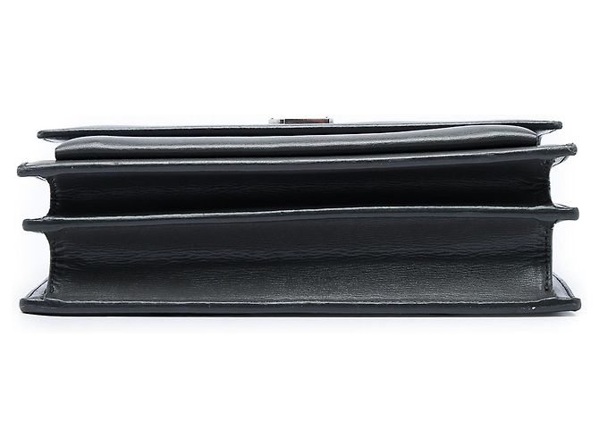 Autre Marque Saint Laurent Black Medium Calfskin Monogram Sunset Crossbody - vista 3
