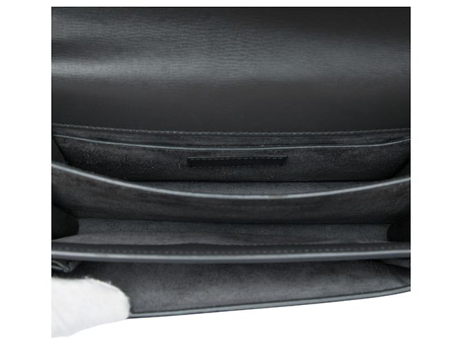 Autre Marque Saint Laurent Black Medium Calfskin Monogram Sunset Crossbody - vista 4