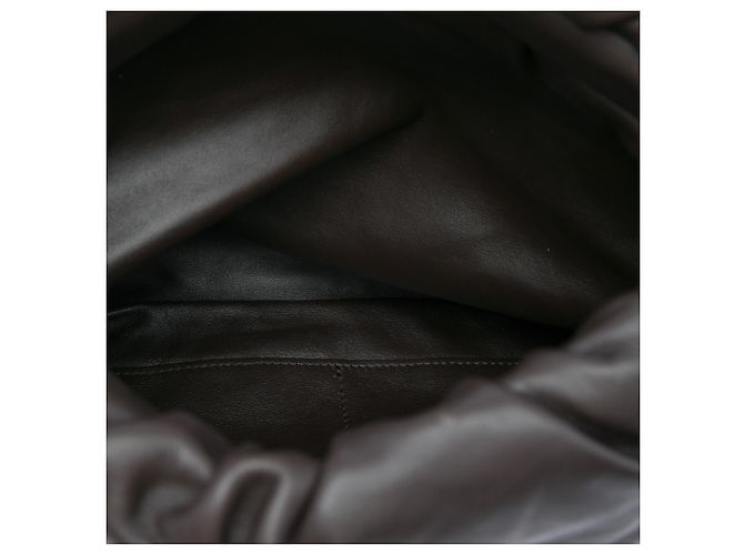 Bottega Veneta The Fringe Pouch in nappa nera - vista 4