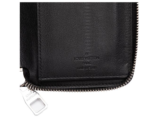 Louis Vuitton Black Taurillon Vertical Zippy Long Wallet - view 5