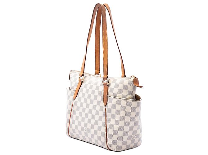 Louis Vuitton White Damier Azur Totally PM - vue 2