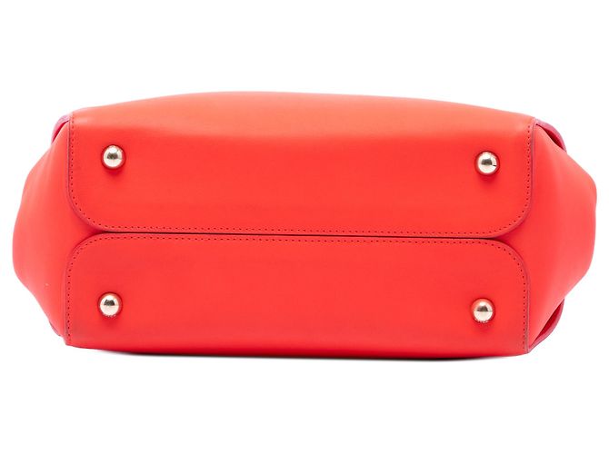 Borsa Diorbar Tote Piccola in Pelle di Vitello Liscia Rossa Dior - vista 3