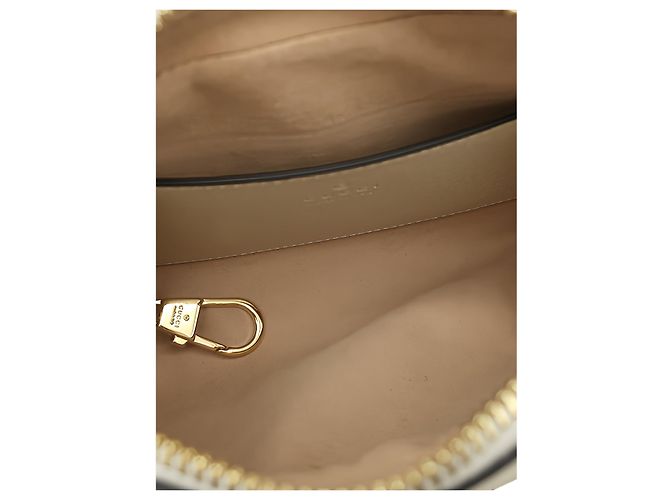 Gucci Mini Borsa a Tracolla Ophidia Web Beige GG Supreme - vista 4