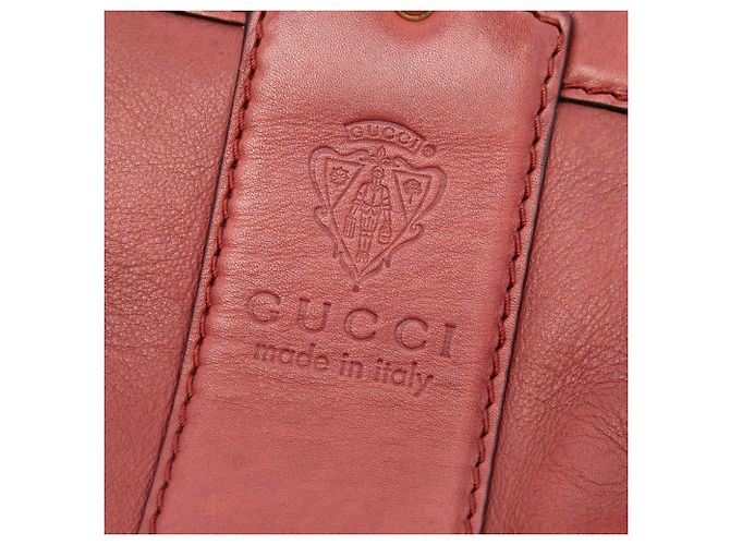 Tote Gucci Smilla in pelle di vitello rossa - vista 5