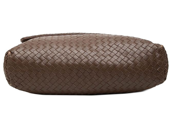 Borsa a tracolla Bottega Veneta in Nappa Intrecciato marrone - vista 3