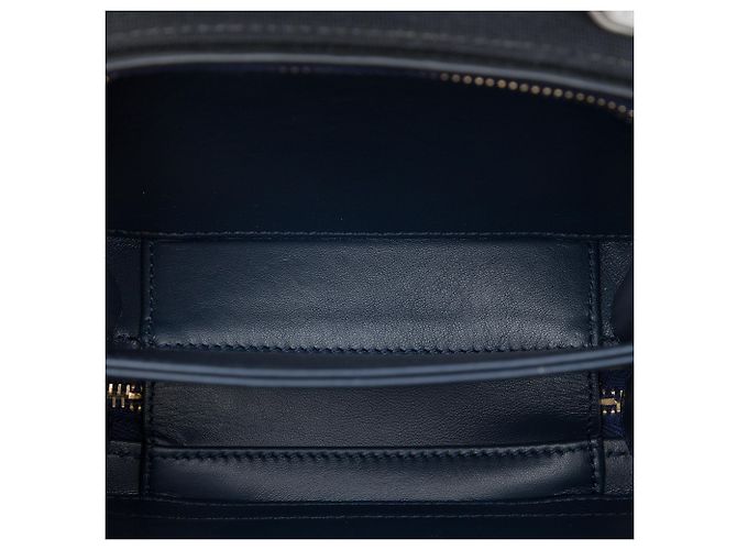 Chanel Blue Small Tricolor Jersey CC Filigree Vanity Case - vista 4